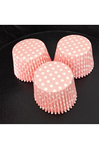 PASTA VİSTA MUFFİN KAPSÜL 25Lİ PEMBE PUANLI(MuFfın tepsiye ıhtyac yoktur yayılmaz kapsüldür)