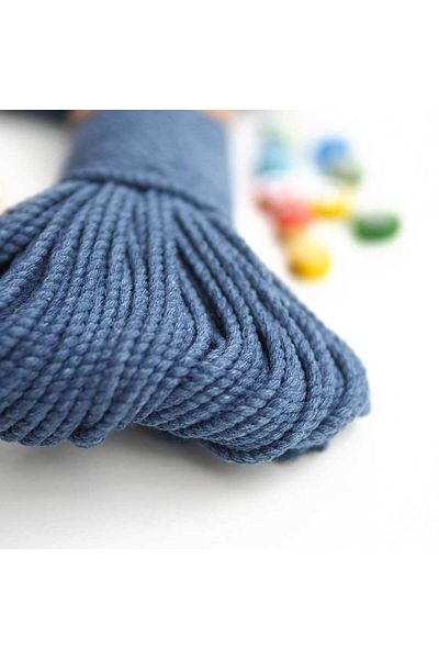 Ritzz 3mm // 2 Twist // Βαμβακερό σχοινί // DENIM