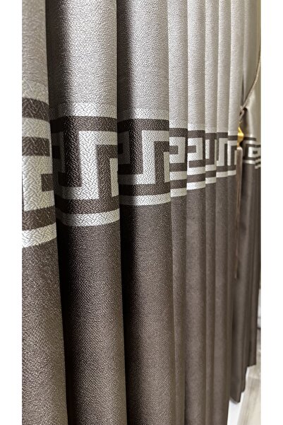 Fon Dünyası Panel Background Curtain Beige Cappuccino (single Wing)