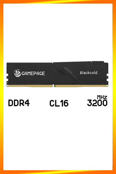 Gamepage Blackcold GB1632-16G DDR4 16GB 3200Mhz CL16 Pc Ram Bellek