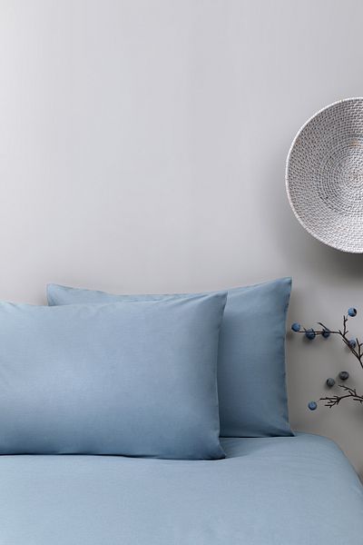 Yataş Noah Indigo Set of 2 Standard Pillowcases (50X70 cm)