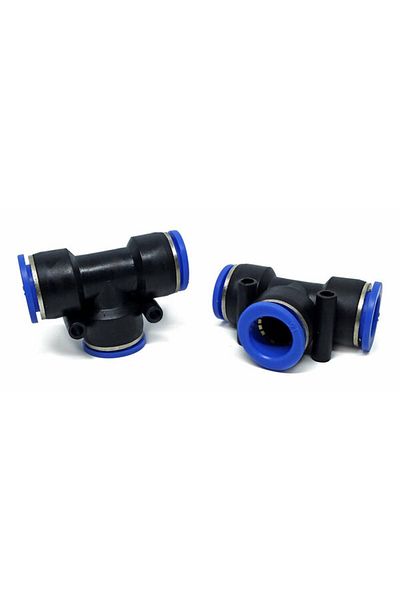 SEDİR 4 mm Tee Pneumatic Connection Nipple Pe04 10 Pieces