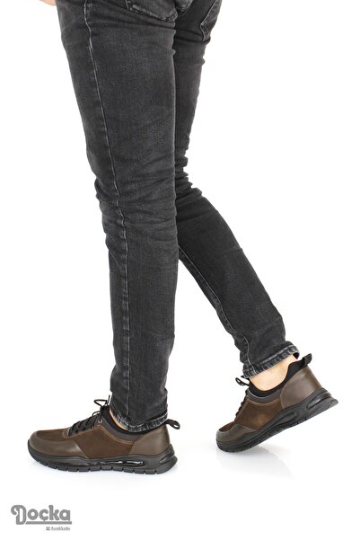 MARCOMEN Erkek Kışlık Hakiki Deri Spor Tarz Günlük Ayakkabı