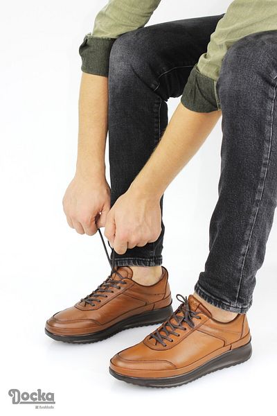 MARCOMEN Men's Seasonal Genuine Leather Sports Style Casual Shoes