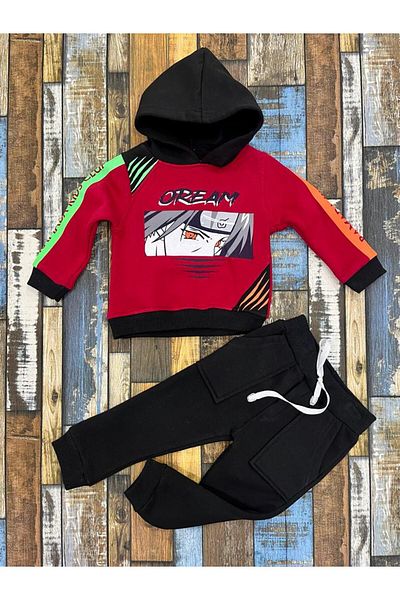 Esterella 3 thread boys tracksuit suit / hooded sweatshirt trouser suit / boy gift suit