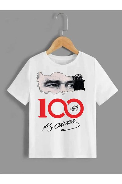 Pisa Art Детска тениска „100-годишнина на Република Ататюрк“