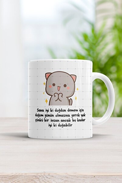 WixelArt Insan Ancak Bu Kadar Iyi Ki Doğabilir Baskılı Kupa Bardak