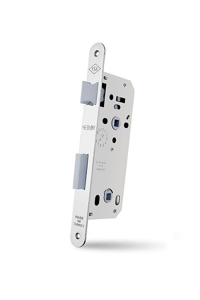 ŞENEL Yapı Market Metlox Rotatable Tongue Silent Running WC Lock 40-23 MM Oval