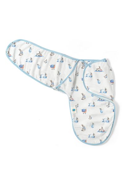 DEUX LAPINS 100% Cotton Muslin Baby Ready Swaddle - Bébé Lapin