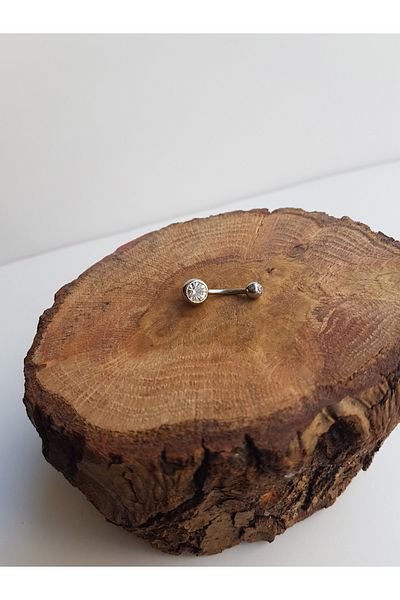 Karınca Piercing Two End Stone Navel Piercing (Surgical Steel)