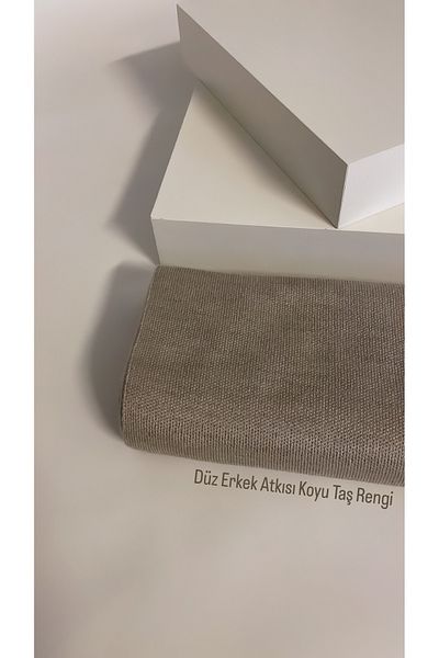 Onur Μαντήλι - Μονόχρωμο Ανδρικό Μαντήλι Χειμερινό 170 cm x 25 cm Ποιοτικά Προϊόντα από Ύφασμα Βισκόζης