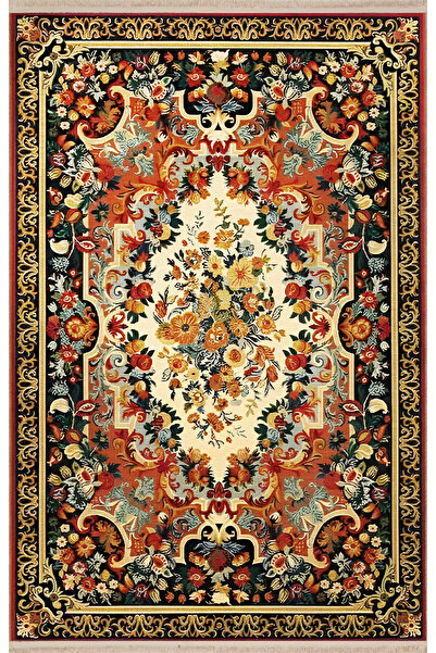 Rugs Modern Halı Πολύχρωμο παραδοσιακό μοτίβο με έθνικ σχέδια, vintage διακοσ...