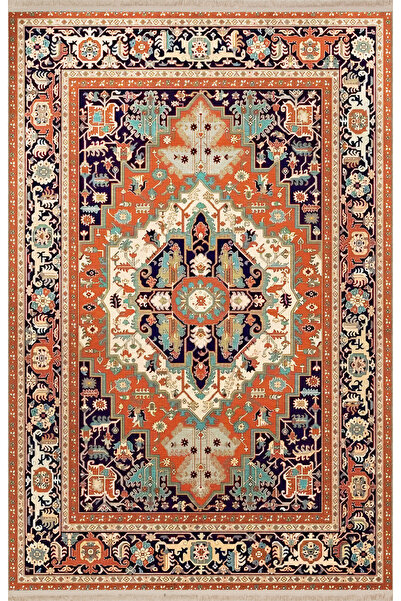 Rugs Modern Halı Διακοσμητικό χαλί με πολύχρωμα παραδοσιακά μοτίβα και έθνικ ...