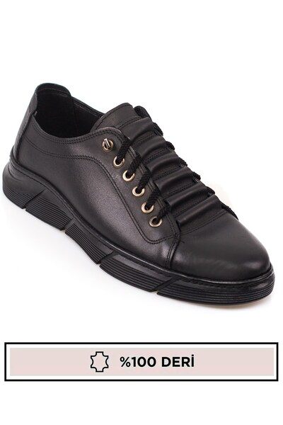 maximoda Pánské kožené boty z pravé kůže, bez tkaniček, šité, s vysokou podrážkou