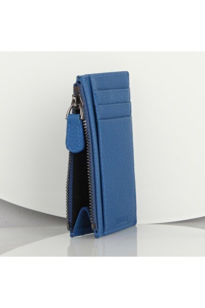 My Valice Unisex Genuine Leather Wallet and Card Holder 1823 Saks Blue