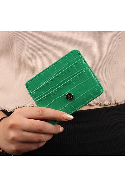 My Valice Women's Leather Wallet and Card Holder 1624 Green