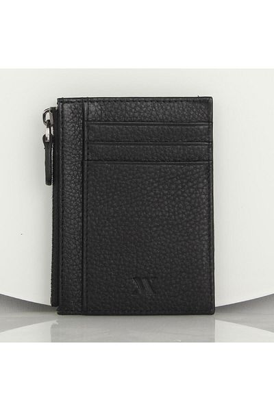My Valice Unisex Genuine Leather Wallet and Card Holder 1823 Black