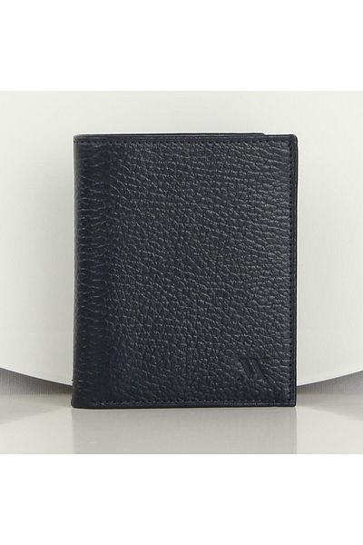 My Valice Men's Genuine Leather Wallet and Card Holder 1824 Navy Blue
