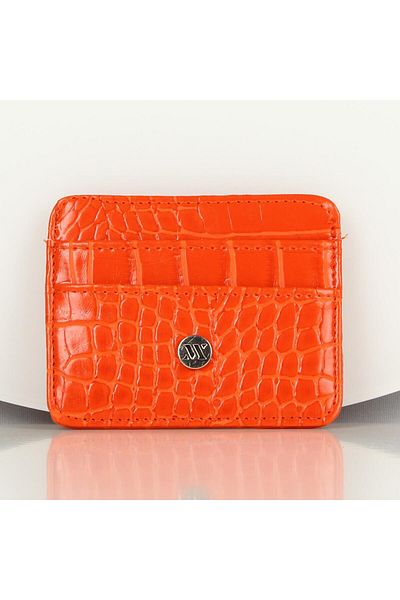 My Valice Women's Leather Wallet and Card Holder 1624 Orange