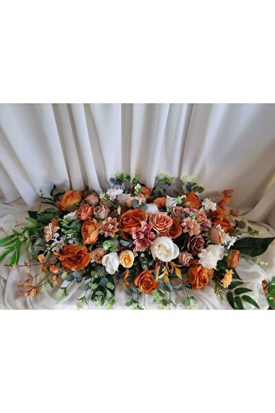 Destina Tasarım tag çiçeği/Turuncu organizasyon konsept çiçeği