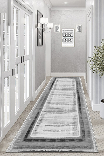 Thalia Home Kaymaz Tabanlı Yıkanabilir Baskılı Yolluk Mutfak Halısı Koridor H...