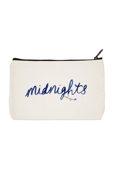 designedfy Midnights Printed υφασμάτινη τσάντα μακιγιάζ, θήκη για στυλό, τσάντα χειρός