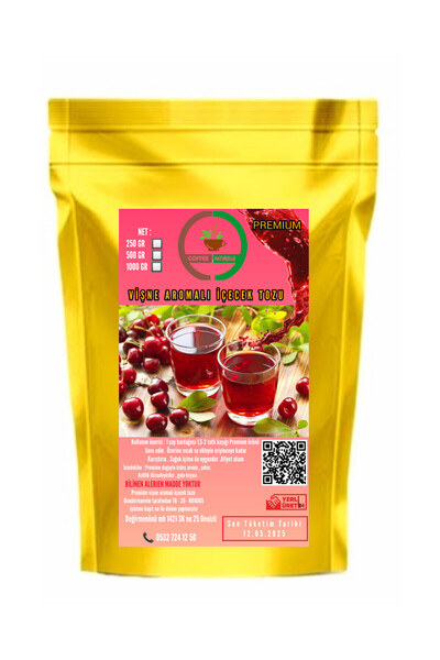 coffee Naturelle Vişne Aromalı Içecek Tozu Oralet 1 Kg