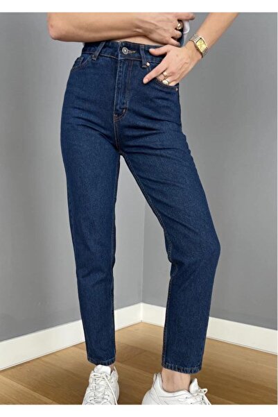 Lixera Nivola tamnoplave Mom farmerke pantalone - Dostupna tabela veličina