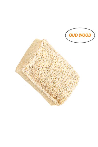 ilaslan international (Oud Wood), 35% Moisturizing, Pumpkin Fiber & Sponge Bath Soap,