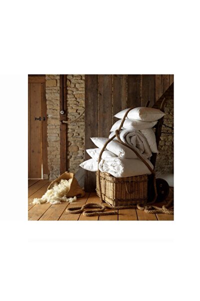 Linnda Home %100 Merinos Yünden Kışlık, Kalın (4 Kilo) Çift Kişilik Yün Yorga...