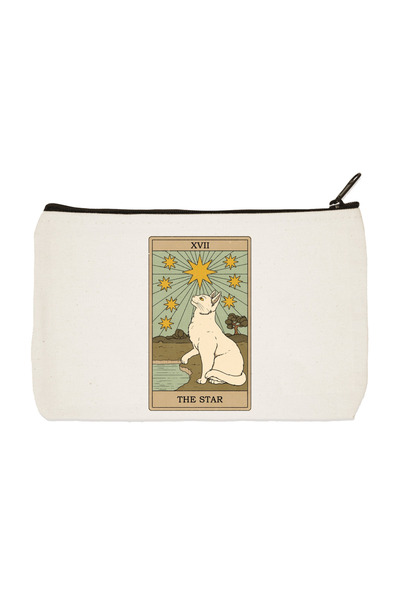 designedfy Cat The Star з принтом Сумка для косметики, пенал, сумка