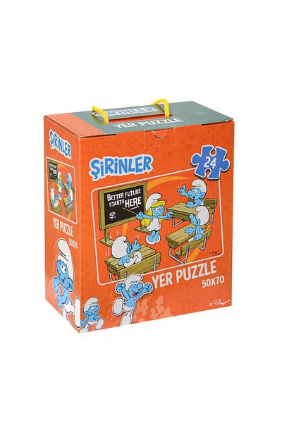 Utku Oyuncak Laço Kids Srn7728 Smurfs Floor Puzzle