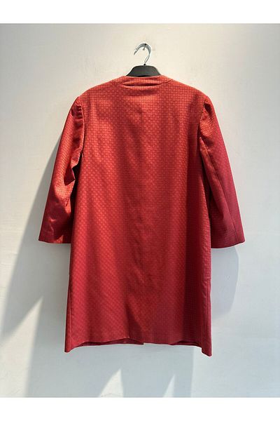 FUAT GÜRSEN Outside Bag Pocket Trench Coat