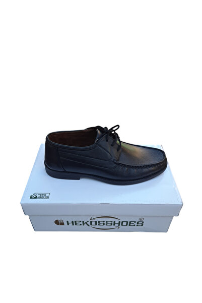 Şimşekler حذاء روك من الجلد الطبيعي