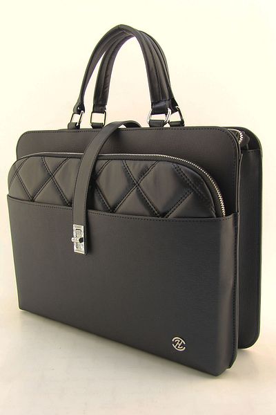 HNB Unisex Matte Black 15 & 15.6 Inch Laptop Briefcase Case