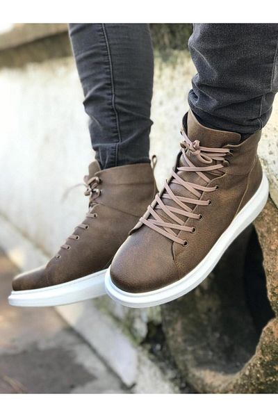 BZ Moda Ανδρικές χειμερινές μπότες με ορθοπεδική σόλα BT Lace-Up, ανθεκτικές στο νερό και στο κρύο