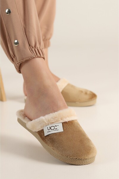 Butik Lena Vizon Peluş Ev Terliği