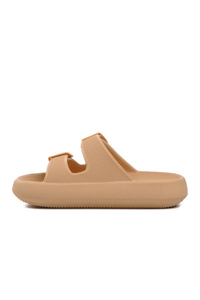 AYAKMOD Γυναικείες παντόφλες Ayk-23(Y)001 Caramel Double Band