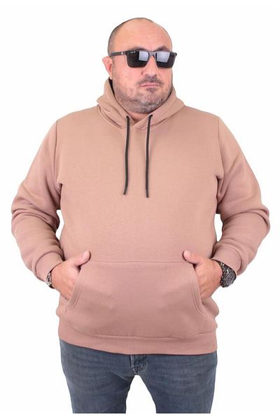 Starbattal Ανδρικό Basic Sweat Hooded 11700 ΜΕΓΑΛΟ ΜΕΓΕΘΟΣ ΚΑΦΕ