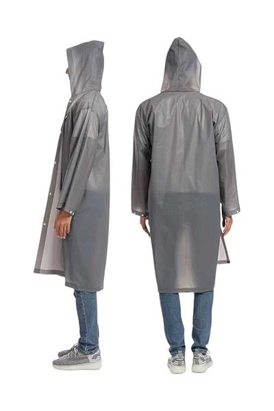 Mood Agenda Men's Windproof Hooded Raincoat Eva Raincoat