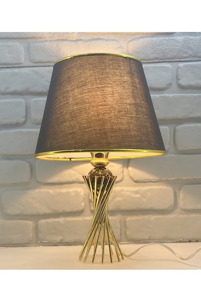 365GUNSERİSONU عاكس الضوء ذو الساق المعدنية الملتوي المطلية بالذهب مع عروق ذه...