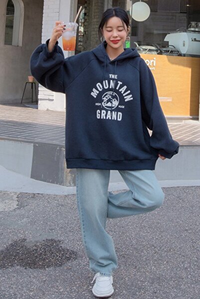 Adrift Унісекс Світшот з принтом The Mountain KP-LACI-GRAND