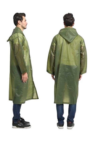 Mood Agenda Men's Windproof Hooded Raincoat Eva Raincoat