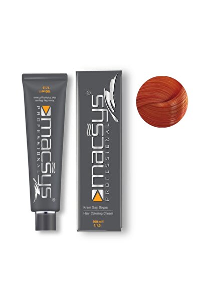 MACSYS Kumral Yoğun Bakır Profesyonel Saç Boyası No:7.44 100 ml Oksidansız
