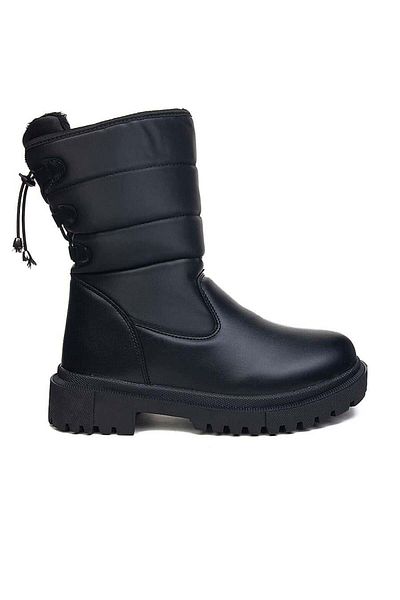 Twingo 980 Black Wool Inside Water and Lightwood Resistant Non-Slip Sole Zippered Boots