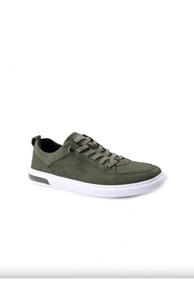 NORTH OF WILD Gamelu 23Ym Vulgar Erkek Sneakers Keten Spor Ayakkabı Haki
