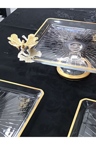 Santara AVANGARDE GOLD GORGEOUS PRESENTATION SET WITH DOUBLE BUTTERFLY 4 PIECES