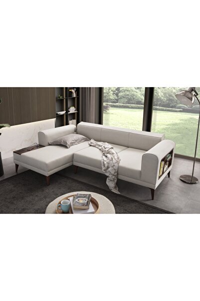 EDSY HOME Drog Köşe Koltuk Takımı Bej