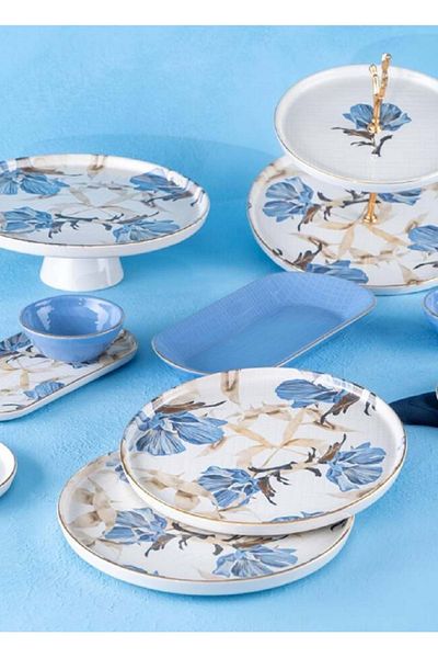 ACAR Amanda 21 Piece Ceramic Breakfast Set - Sr-06228