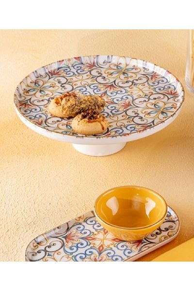 ACAR Soho 21 Pieces Ceramic Breakfast Set for 6 People Sr-06227